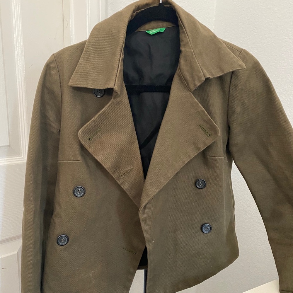 United Colors of Benetton Olive Blazer